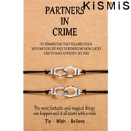 Partners in Crime Handcuff Bracelets BFF Best Friend Matching Friendship Anklet Bracelet Stonego Jew