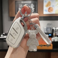 For MG 4/MG 5/HS/VS/ES/ZS/EV/IM6 car Key Cover HS MG remote key case ZS key cover MG 4 key case car 