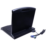 1U Rackmount 17" LCD with 1 port KVM switch, and 1 x 1.8 meter KVM Cable (Model: CL-1701COMBO)