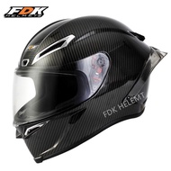 [Ready Stock] Fdk Helm Full Face Glossy Black Pista Model Motor Helm Tersedia Untuk Pria Dan Wanita 