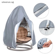 Uloverun Hanging Chair Cover With Zipper Anti UV Sun Protector Outdoor Garden Swing Chair Waterproof Rattan Seat Furniture Cover SG