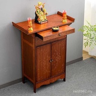 Freestanding Buddhist altar cabinet, Chinese-style worship table, Buddhist offering table, incense b