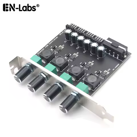 Water Cooler DDC D5 Walter Pump PC Speed Controller w/ PCI Slot Cover,3pin 4-pin CPU Cooling Radiato