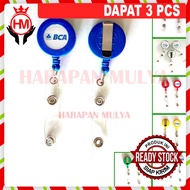 ID Card Yoyo BCA Gantungan ID Card Holder Logo Bank BCA - Harapan Mulya / 3pcs