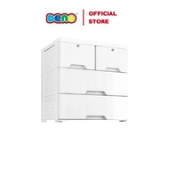 DENO (ดีโน่) ลิ้นชัก ชั้นเก็บของ ตู้ลิ้นชักพลาสติก มีล้อ กล่องเก็บของ