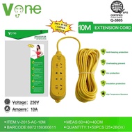 SAPPHIRE YELLOW EXTENSION MOBILE CHRGING EXTENSION CORD EXTENSION CORD OUTLET V-ONE 10M