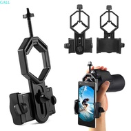 GALL Telescope Bracket Black Spotting Scope Holder Telescope Clip Metal/ABS Phone Stand