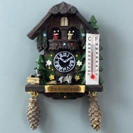 【Shipment within 24 hours‌】 european switzerland travel souvenir creative 3d house cuckoo clock deco