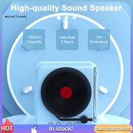  Speaker with Fm Radio Antenna Noise-free Playback Speaker Vintage Retro Vinyl Record Bluetooth Speaker Fm Radio Mini Stereo Sound Southeast Asian Buyers 5.0