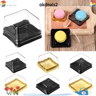 DEALSHOP 50Sets Square Moon Cake China Mid-Autumn Festival Hot Cupcake Packaging DIY Wedding Party Packing Box