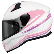 ASTONE Safety Helmet GTO7 Painted YH1 White Pink Earphone Slot Glasses PINLOCK Tooth Buckle Design F