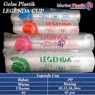 Legend Brand Plastic Cups / Pop Ice Glasses / Ice Cream Glasses