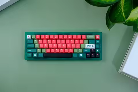 GMK Watermelon Keycaps 132 Keys PBT Keycap Cherry Profile DYE-SUB Personalized GMK Keycaps For MX Sw
