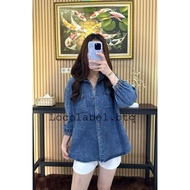 [LD: 115cm] GWEN DENIM SHIRT 7/8