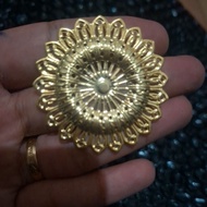 MATAHARI 350gram Gold Sunflower Plate diameter 4.5cm