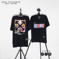 OFF WHITE PAINT T-SHIRT OFF WHITE PAINT TEE - FULL TAG & LABEL