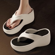 Hot Sale.Popular8Increase height by centimeters EVA Thick-Soled Flip-Flops for Women, High-End Feel,