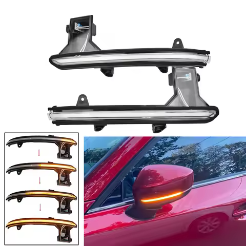Dynamic Blinker For Mazda CX-5 CX5 KF 2017 2018 CX-8 CX-9 CX9 LED Turn Signal Light Side Mirror Repe