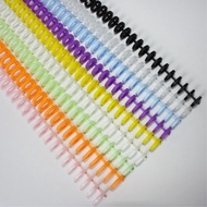 Ring Binding Binder Loose Leaf 30 Holes Size A5 A4 B5 spiral plastic material