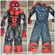 4-6 years 包順豐智能櫃 Free SF locker 迪士尼蜘蛛俠連體衫+帽+手套 Spider Man Spiderman Spider-man costume + hat+ gloves