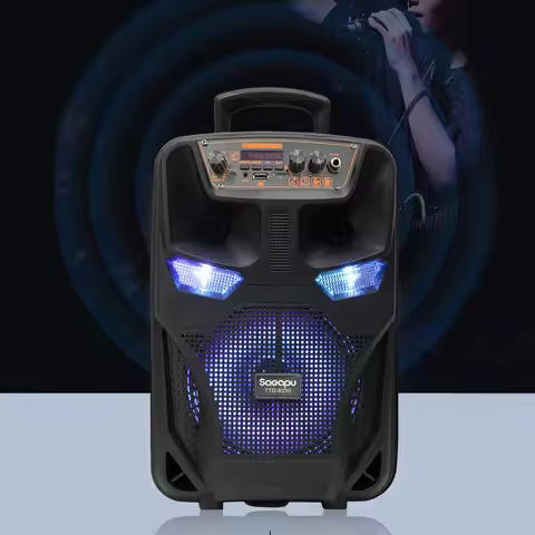 Bluetooth-Compatible Speaker Wireless Portable Speaker Subwoofer Powerful Speaker Outdoor Speaker fo
