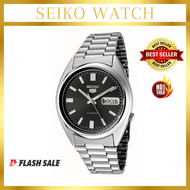 Seiko 5 Automatic Black Dial Stainless Steel Watch