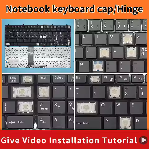 Replacement Keycap Key cap Hinge for Msi GE60 2PL-403XCN 2PC-865XCN CX70 CX61 GP60 GE70 GT70 MS-1755