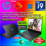 #HP252 USED HP OMEN 16 Intel i9-12900H 16GD5 512GB SSD NVIDIA RTX3060 RTX 3060 6G Gaming Laptop 4050