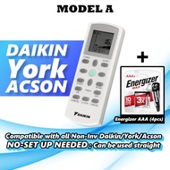 DAIKIN Aircond/ Aircon/ Air Conditioner  Remote Control