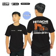 MESIN Hitachi EX8000-6 Heavy Equipment Two-Machine Cummins Free Your Name Distro Shirt
