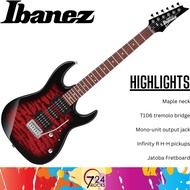 Ibanez Guitar Ibanez GRX70QA Electric Guitar Transparent Red Burst ibanez electric guitar ibanez gio