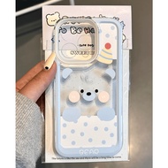 Soft Fancy Bear Girl Casing Vivo Y05e Y500 Z11 Z11X T5 Y11d Y31d V70 Fe Y05 Y21d iQOO Z10 Z10R V60 Y