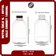 Fat Kale Bottle 1L 44gr | SKLB 1L Bottle | Chubby Bottle 1L | Chubby Kale Bottle 1L