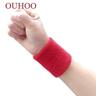 OUHOO Towel Wrist Guard Sweat Absorbing Unisex Wrist Guard Sports Cotton Fitness Basketball Wrist Guard