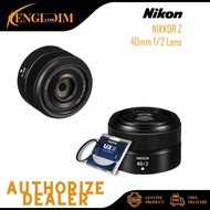 Nikon NIKKOR Z 40mm f/2 Lens