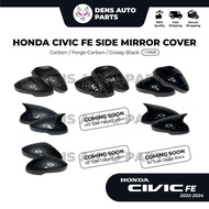 🔥[Ready Stock] Honda Civic FE 2022-2024 Side Mirror Cover 11th RS Type Mugen Type M4 Type For Civic 