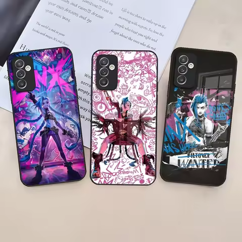 L-LOL Ekko Arcane Jinx Phone Case For Samsung Galaxy S26 S25 S24 S23 S22 S20 S21 Ultra Edge Plus Fe 