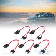 ICRAFT 5PCS Fuse Connector, With Wire 16AWG Car Fuse Holder, Waterproof 20A Auto Inline Fuse Holder 
