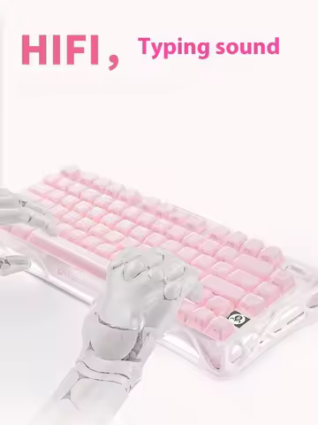 GravaStar k1 Esports Gaming Mechanical Keyboard 79 Key Cyberpunk Theme Aluminum Alloy Keyboard Table