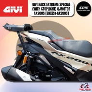 GIVI RACK EXTREME SPECIAL (WITH STOPLIGHT) QJMOTOR AX200S [SRX(S)-AX200S]