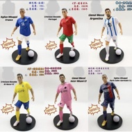 Cristiano ronaldo mbappe messi football figure player