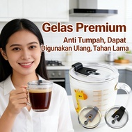 Anti-Spill Coffee Glass Tumbler Lid 20oz Lid 30oz Glass NEW 40oz
