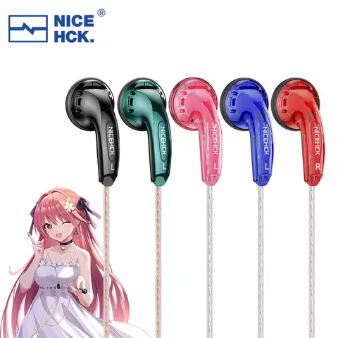 NiceHCK YD30 UV Varnish Surface 3.5mm HIFI Music Wired Earbud 15.4mm Dynamic HD Microphone Earphone 