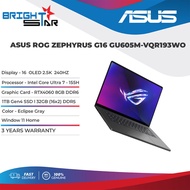 ASUS ROG ZEPHYRUS G16 GU605M-VQR193WO (U7-155H/32GB DDR5/1TB NVME/RTX4060 8GB DDR6) 90NR0IT1-M008P0 