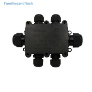 Familiesandflash> G713 IP68 Waterproof Junction Box 6 Cable Ports Rustproof Plastic Shell for Do Mar