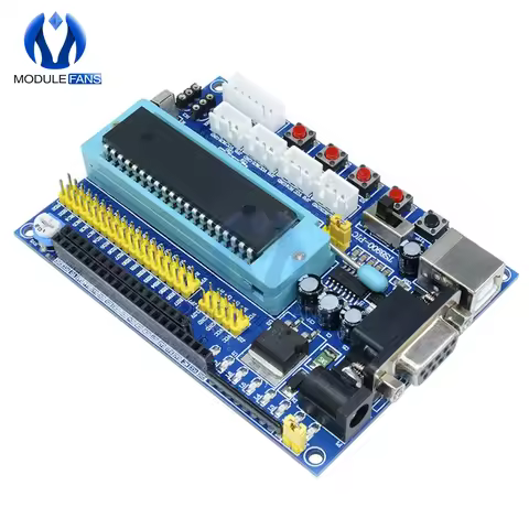 DC 12V PIC16F877A PIC Minimum System Development Board Emulator JTAG ICSP Program Minimum System Mic