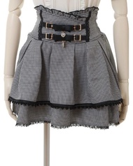 Liz Lisa Sweet Lolita Mass Production Butterfly Heart Pendant Waist Belt Half Skirt Pants กระโปรงทรง