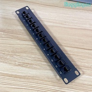 RR CAT5e 12 Port Patch Panel Supports Back CAT5e Unshielded for w Coded T568A B Wiring for RJ45  Cab