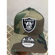 NE 9 Forty A Army Camo La Raiders Baseball Cap Snapback Adjustable2