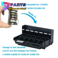 Manifold Adaptor and DTF Ink Damper For Epson L8050 18100 L18050 Printhead Damper DTF Ink Flow Dampe